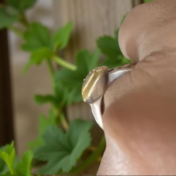 Authentic David Yurman 18k Gold & Sterling Silver Diamond Ring Rings